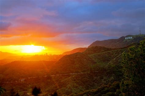 Hollywood hills sunset | Rayleigh scattering gave us an ambi… | Flickr