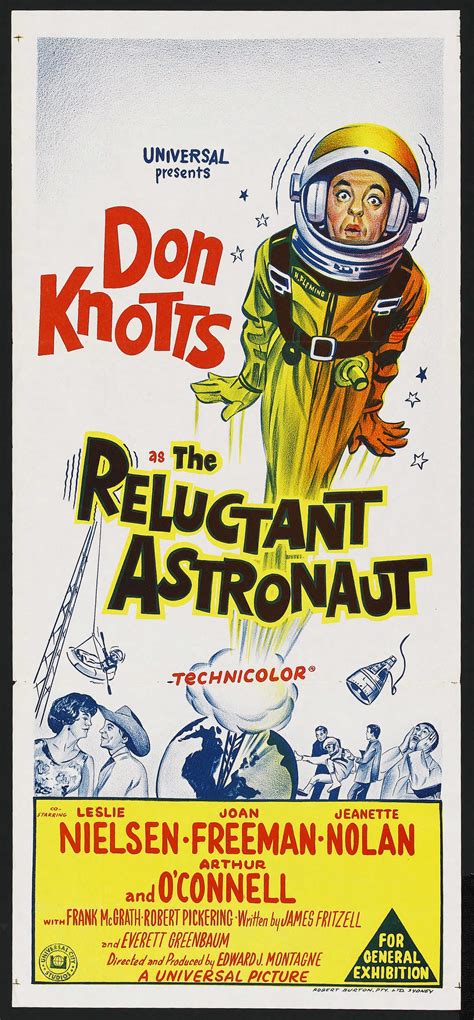 The Reluctant Astronaut (1967) Stars: Don Knotts, Leslie Nielsen, Joan ...