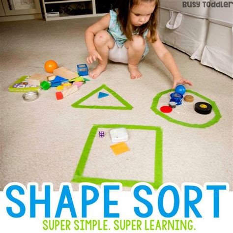 Shape Sorting Activity: Go Beyond Memorizing | Preșcolari, Grădiniță și Copii