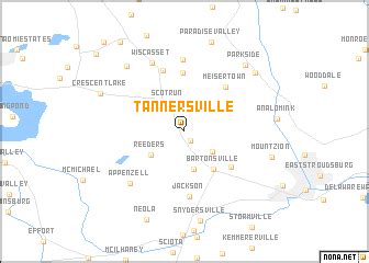 Tannersville (United States - USA) map - nona.net