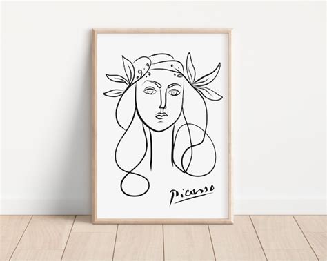 Picasso Print War And Peace Line Art Pablo Picasso | Etsy