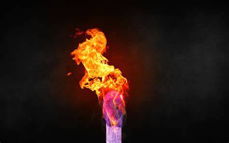 Download wallpaper 1920x1200 match on fire, digital art, dark, 16:10 widescreen 1920x1200 hd ...