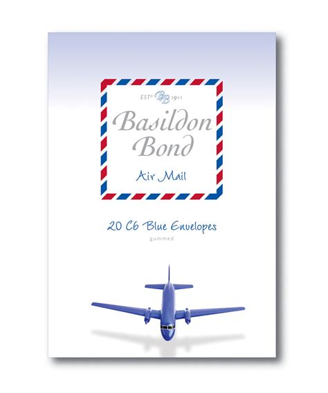 Basildon Bond Envelopes - Blue Air Mail | The Hamilton Pen Company