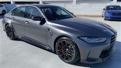 Tour the 2022 M3 Competition xDrive in individual Frozen Dark Grey | 4K ...