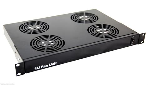 Rack Mount Server Fan Cooling System With 4 Fans 1U - Raising Electronics