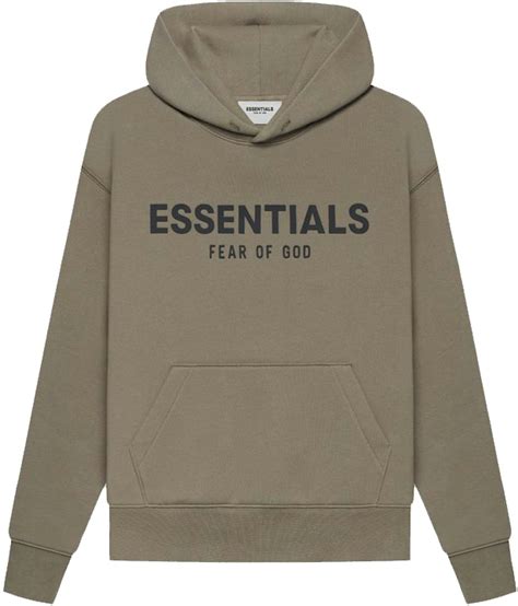 FEAR OF GOD ESSENTIALS Kids Pullover Hoodie Taupe - SS21