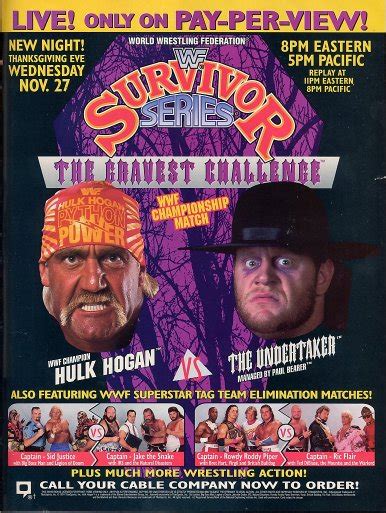 PPV REVIEW: WWF Survivor Series 1991 ~ Retro Pro Wrestling Reviews