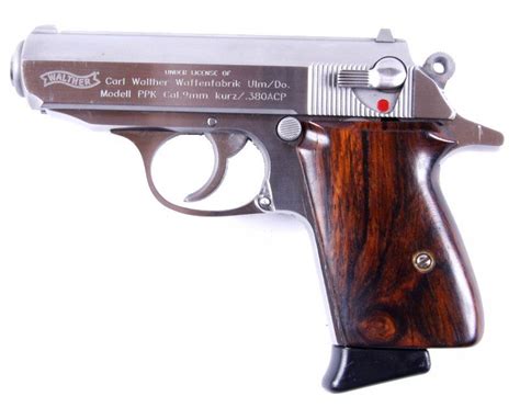 Walther Mdl PPK Cal .380acp SN:4532BAEDouble action/single action semi auto pistol chambered in .38