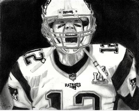 Tom Brady 8x10 Pencil Drawing Print - Etsy