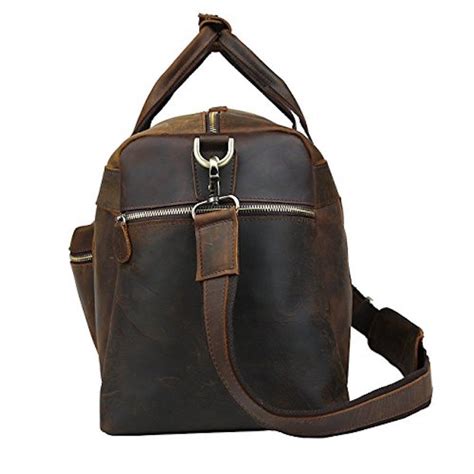 Rustic Leather Travel Duffel | High On Leather