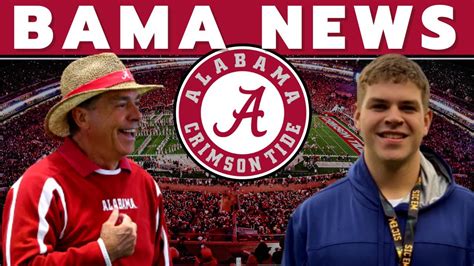 BREAKING NEWS! ALABAMA CRIMSON TIDE FOOTBALL NEWS TODAY! NCAA FOOTBALL ...