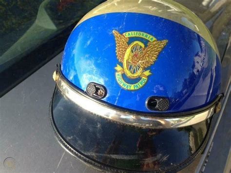 California Highway Patrol Motorcycle Helmet Original CHIPS | #1997698394