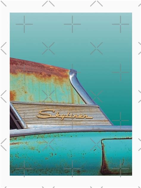 "old classic ford skyliner with patina" T-shirt for Sale by oldfartclassics | Redbubble ...