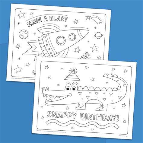 Happy Birthday Coloring Pages: Grab Our Free Download - We Are Teachers
