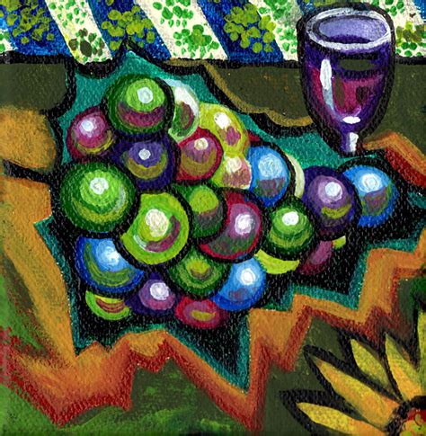 Wine Grapes Painting by Genevieve Esson | Fine Art America