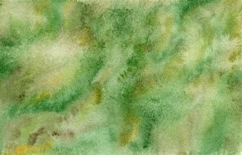 Bright Grass Green and Brown Watercolor Background Stock Photo - Image ...