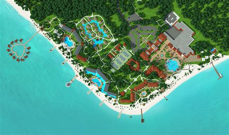 View the Resort Map of Sandals® South Coast