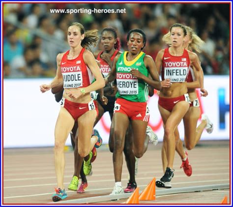 Molly HUDDLE - Fourth place in 10,000m at 2015 World Championships. - U.S.A.