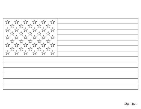 American Flag Coloring Pages | Skip To My Lou