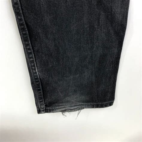 Levis Mens Jeans 516 Slim Fit Straight Leg Black 100%… - Gem