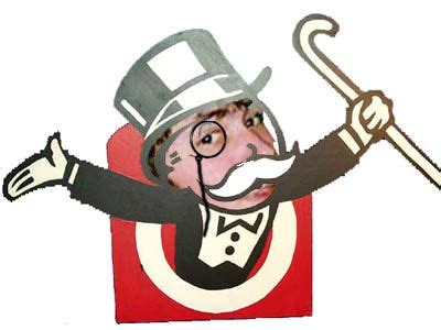 Monopoly man monocle - fundkesil