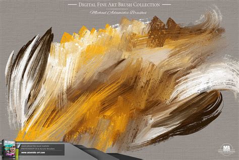 Concept Art and Photoshop Brushes - Photoshop Oil Brushes Painting Texture Brush Pack