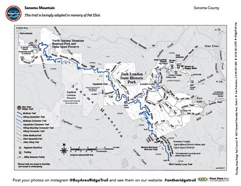 2017 Map Web Sonoma Mountain - Bay Area Ridge Trail