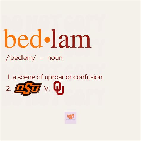 Bedlam 2023, OU Vs OSU Bedlam 2023 PNG, Oklahoma State Png, Oklahoma ...