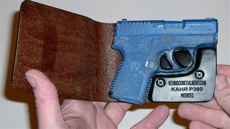 Pocket Holster, Wallet Style For Full Concealment - Kahr P380/CW380 ...