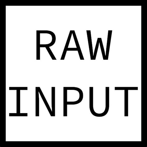 Raw Input - Mods - Minecraft