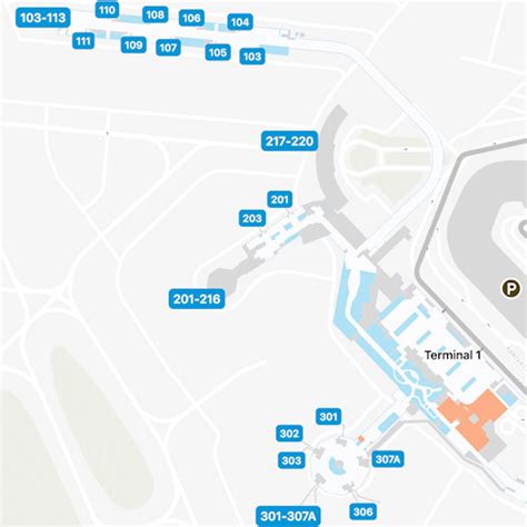 Dublin Airport Terminal 1 Map & Guide