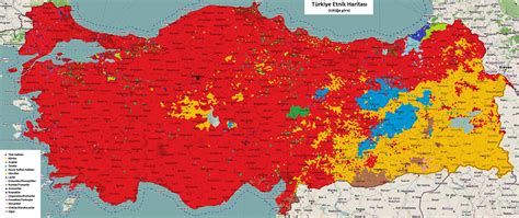 ETHNIC MAP OF TURKEY : r/MapPorn