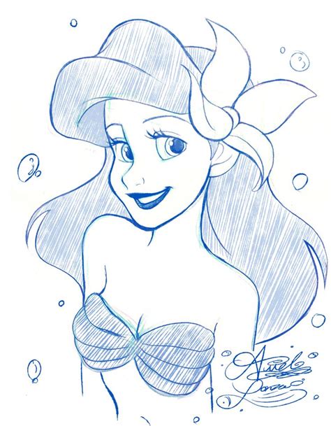 Ariel Princess Drawing at GetDrawings | Free download