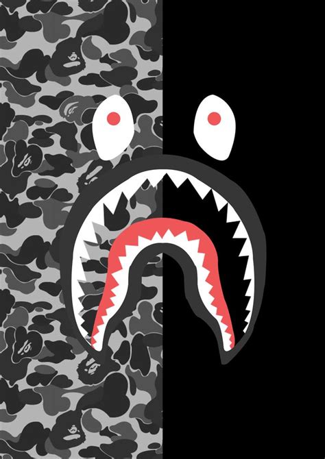 Resultado de imagen para bape shark logo | Bape shark wallpaper, Bape ...