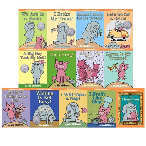 Mo Willems ELEPHANT & PIGGIE Collection Set of Hardcover Books 13-25 by Willems, Mo: New ...