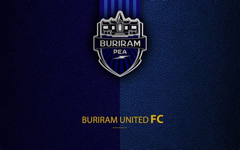 Download wallpapers Buriram United FC, 4K, Thai Football Club, leather texture, Buriram ...