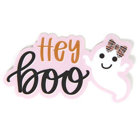 Hey Boo Vinyl Sticker