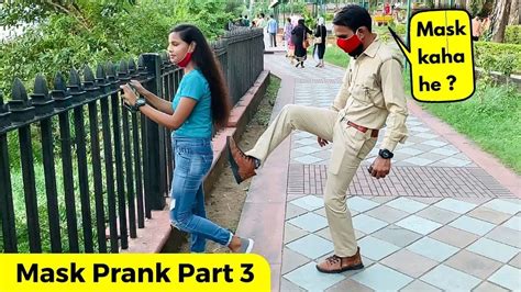 Mask Challan Prank Part 3 | Bhasad News | Prank video - YouTube