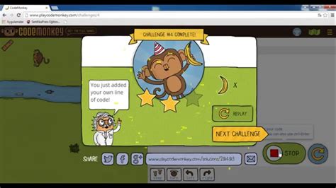 play code monkey 1-2-3-4-5 challenge level - YouTube