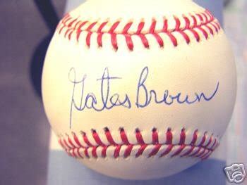 GATES BROWN~SIGNED~Official A.L.Baseball~Detroit Tigers | #24144270