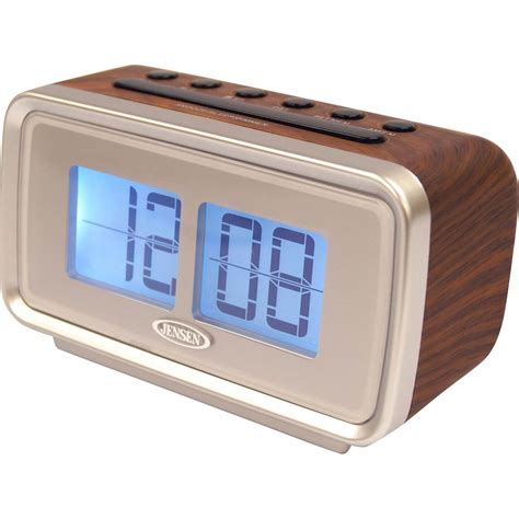 Customer Reviews: JENSEN AM/FM Dual-Alarm Clock Radio with Digital Retro Flip Display JCR-232 ...