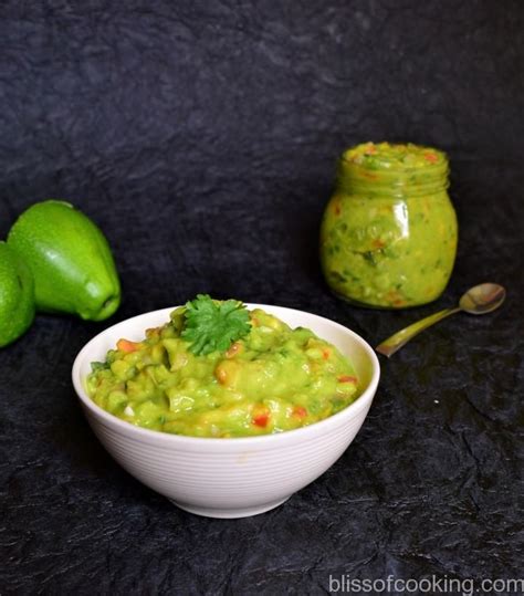 Guacamole - Avocado Dip - Bliss of Cooking