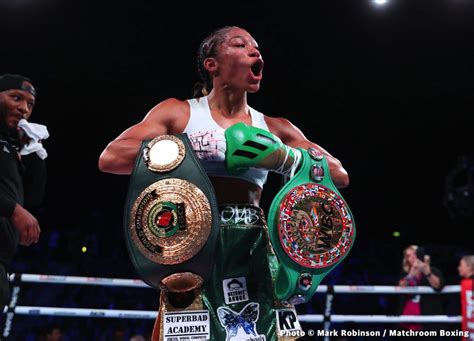 Alycia Baumgardner Wins WBC And IBO Junior Lightweight World Titles ...