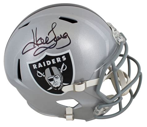 Howie Long Signed Raiders Full-Size Speed Helmet (Beckett) | Pristine Auction