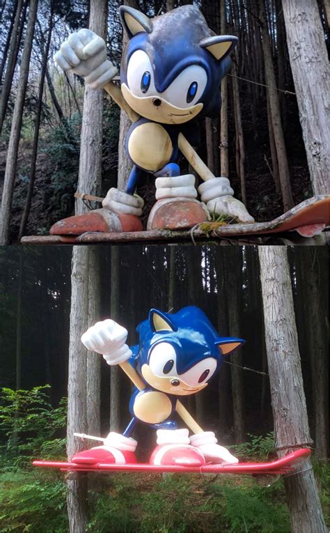 Sonic Statue in Japan Mountain Comperison by noah26507 on DeviantArt