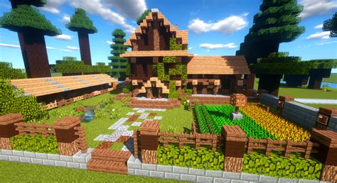 Old Farmhouse, creation #11222 | Minecraft farm, Minecraft cottage, Minecraft farm house