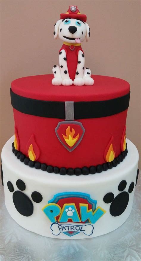 How To Make A Marshall Paw Patrol Cake - Peter Brown Bruidstaart