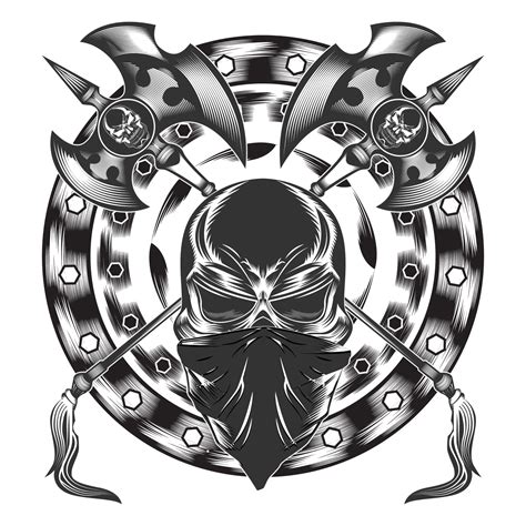 Cowboy Skull With Revolver and skull vector 12190480 Vector Art at Vecteezy