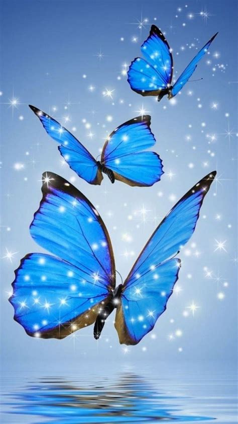 Blue Aesthetic Butterfly Wallpapers - Wallpaper Cave