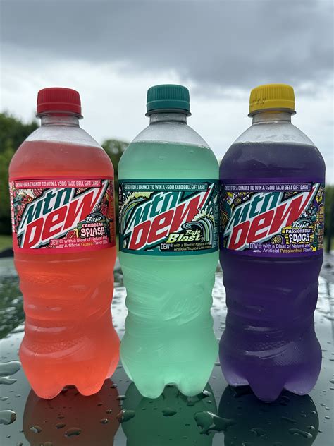 New Mountain Dew Baja Flavors finally spreading throughout VA : r ...